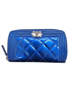 Chanel Boy Zip Around Wallet